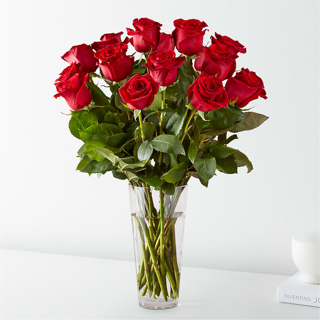 Long Stem Red Rose Bouquet – A & A FLORIST, Chester SC