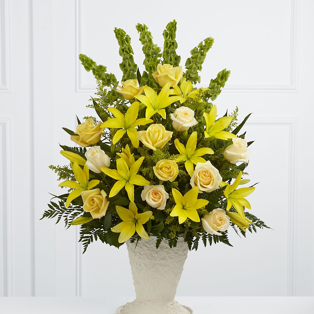 Golden Memories Arrangement – A & A FLORIST, Chester SC