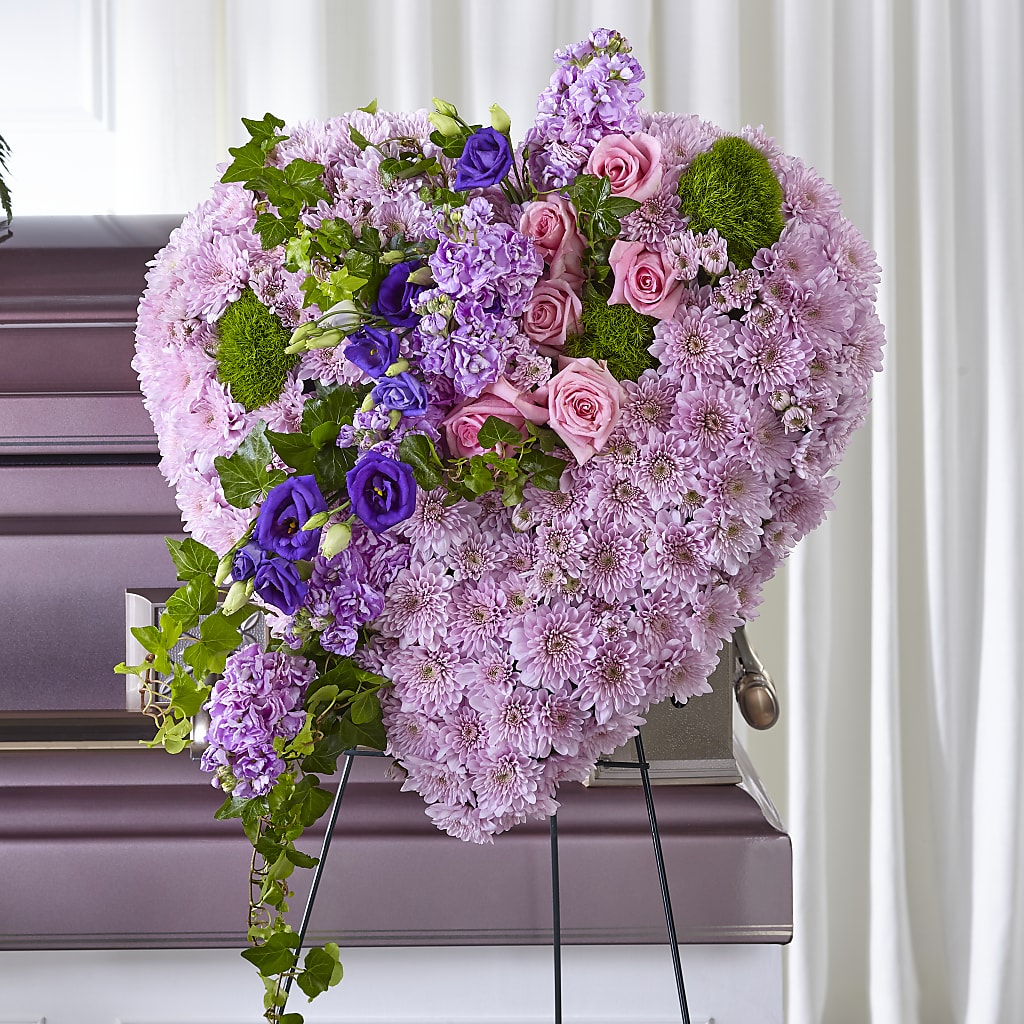 Treasured Love Standing Heart – A & A FLORIST, Chester SC