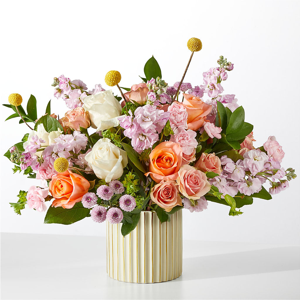 French Market Bouquet with Ivory Vase – A & A FLORIST, Chester SC