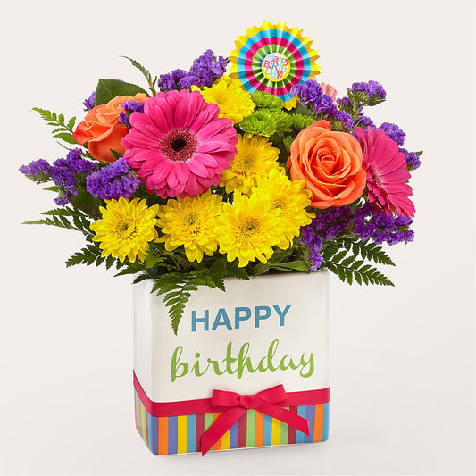 Birthday Brights Bouquet – A & A FLORIST, Chester SC
