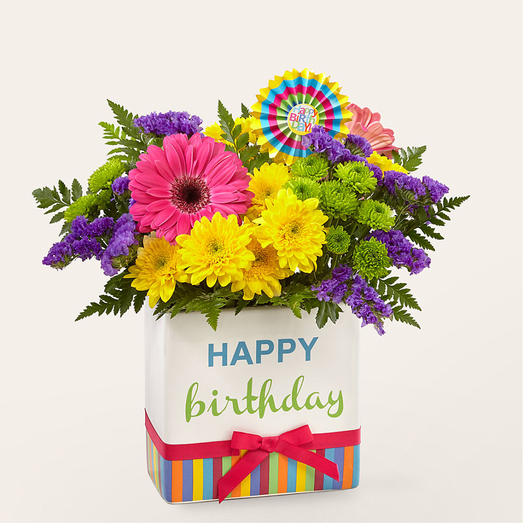 Birthday Brights Bouquet – A & A FLORIST, Chester SC