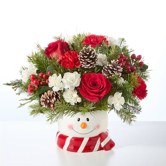 Jolly Snowman Bouquet – A & A FLORIST, Chester SC