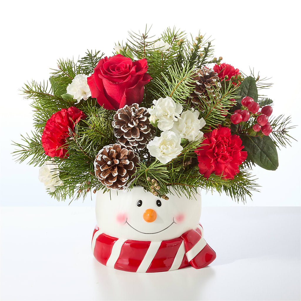 Jolly Snowman Bouquet – A & A FLORIST, Chester SC
