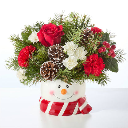 Jolly Snowman Bouquet – A & A FLORIST, Chester SC