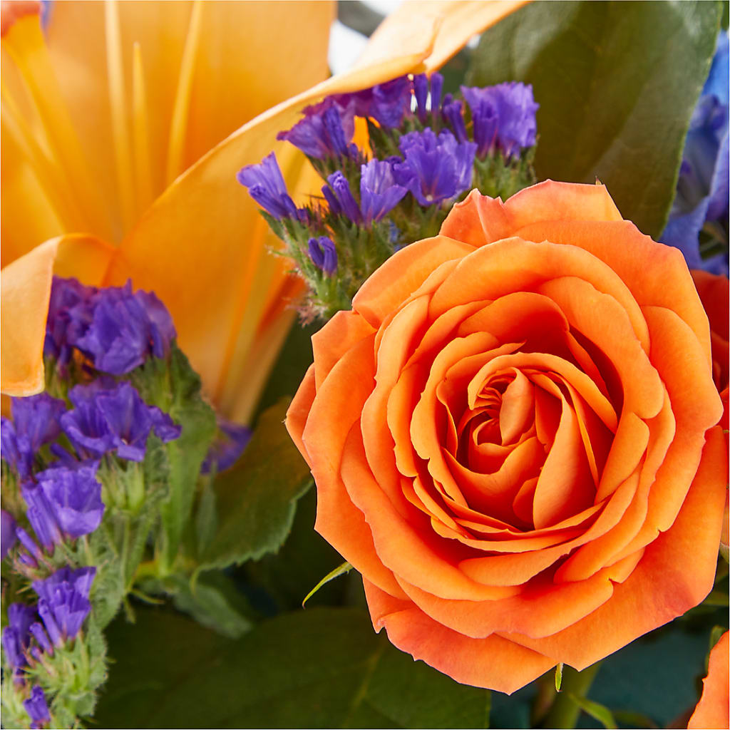 Radiant Citrus Box Bouquet – A & A FLORIST, Chester SC
