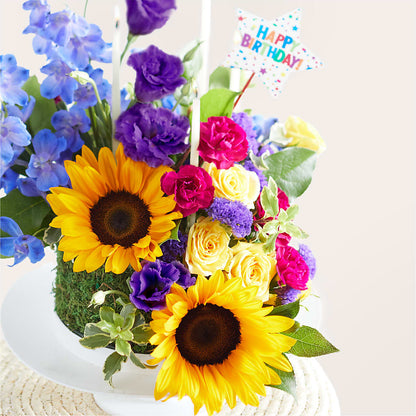 Star of the Day Floral Cake – A & A FLORIST, Chester SC